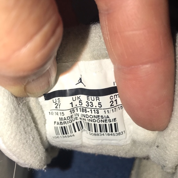 Boy’s 12 XII TD Jordans - Picture 6 of 6